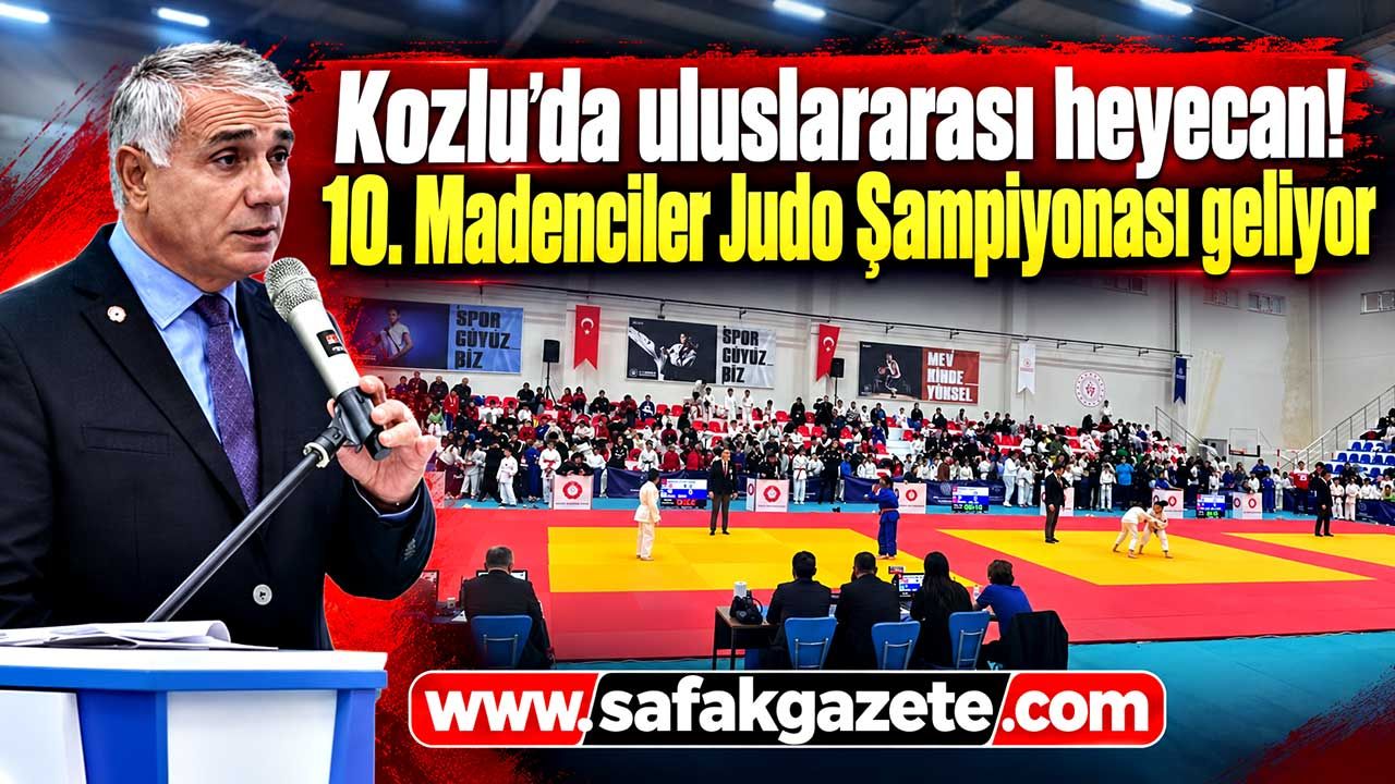 Kozlu'da uluslararası heyecan! 10. Madenciler Judo Şampiyonası geliyor