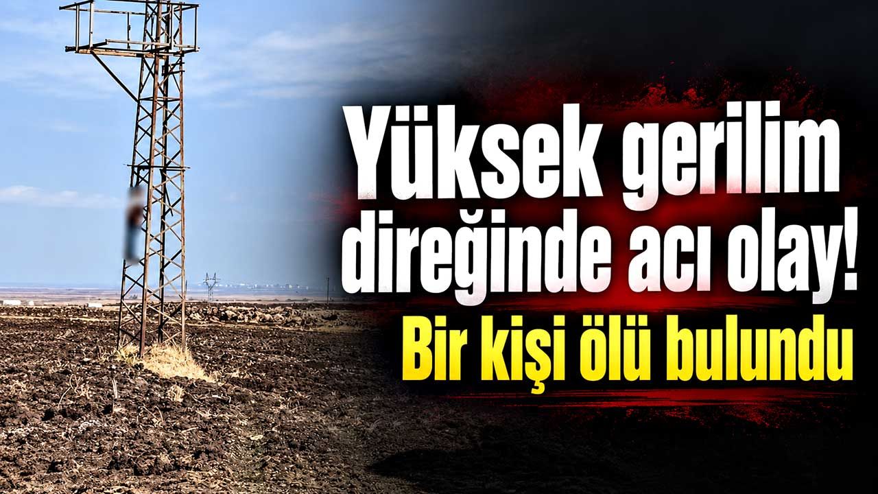 Yüksek gerilim direğinde acı olay! Bir kişi ölü bulundu