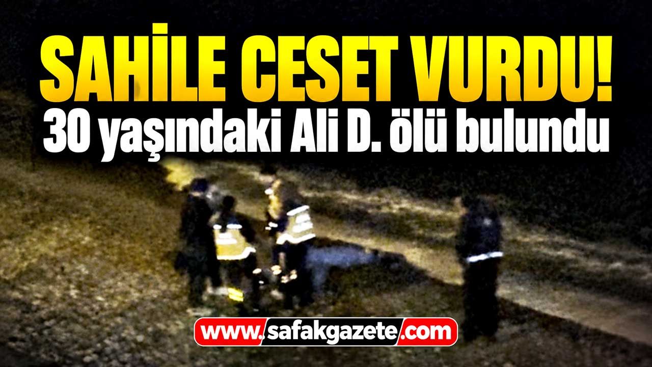 Sahile Ceset Vurdu! 30 Yaşındaki Ali D. Ölü Bulundu