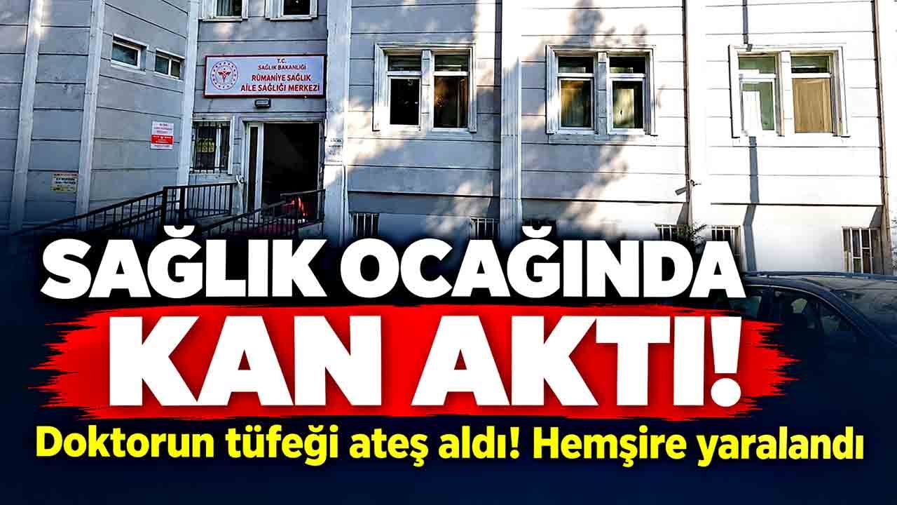 Doktorun tüfeği ateş aldı! Hemşire yaralandı