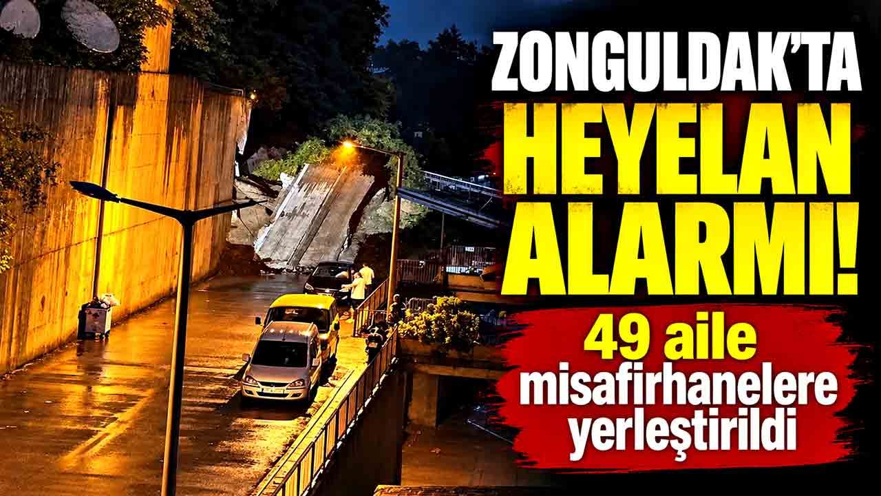 Zonguldak'ta heyelan alarmı! 49 aile misafirhanelere yerleştirildi