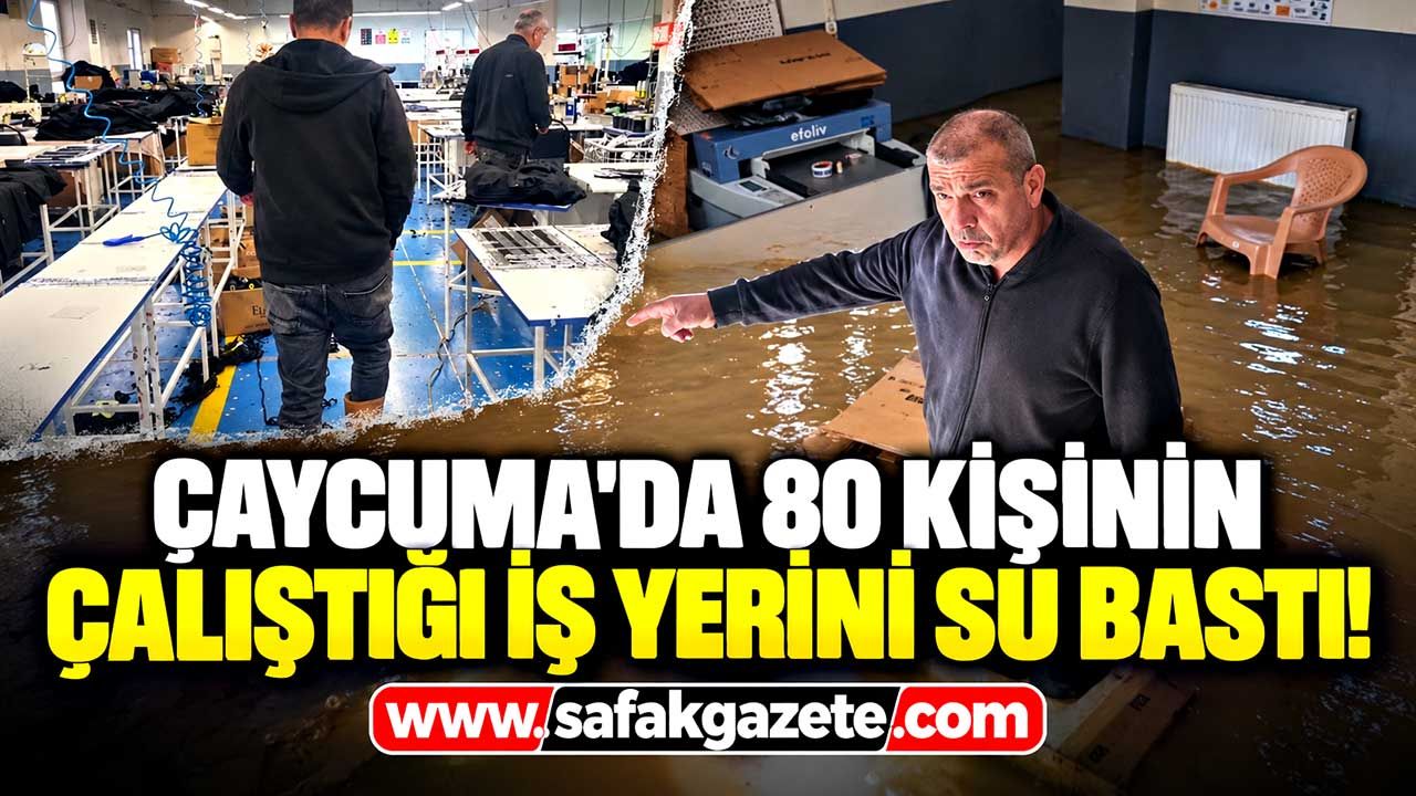 Çaycuma'da sağanak iki iş yerini vurdu! Esnaf çözüm bekliyor