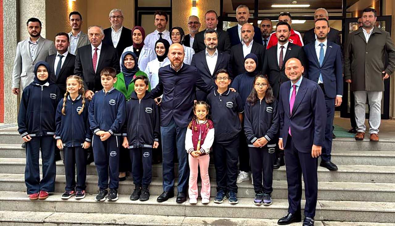 Bilal Erdoğan’dan Nezahat Özdemir İmam Hatip Ortaokulu’na ziyaret