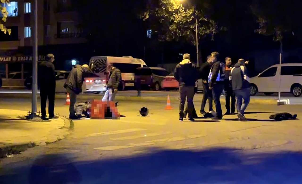 ‘Dur' ihtarına uymayan motosiklet polis memuruna çarptı