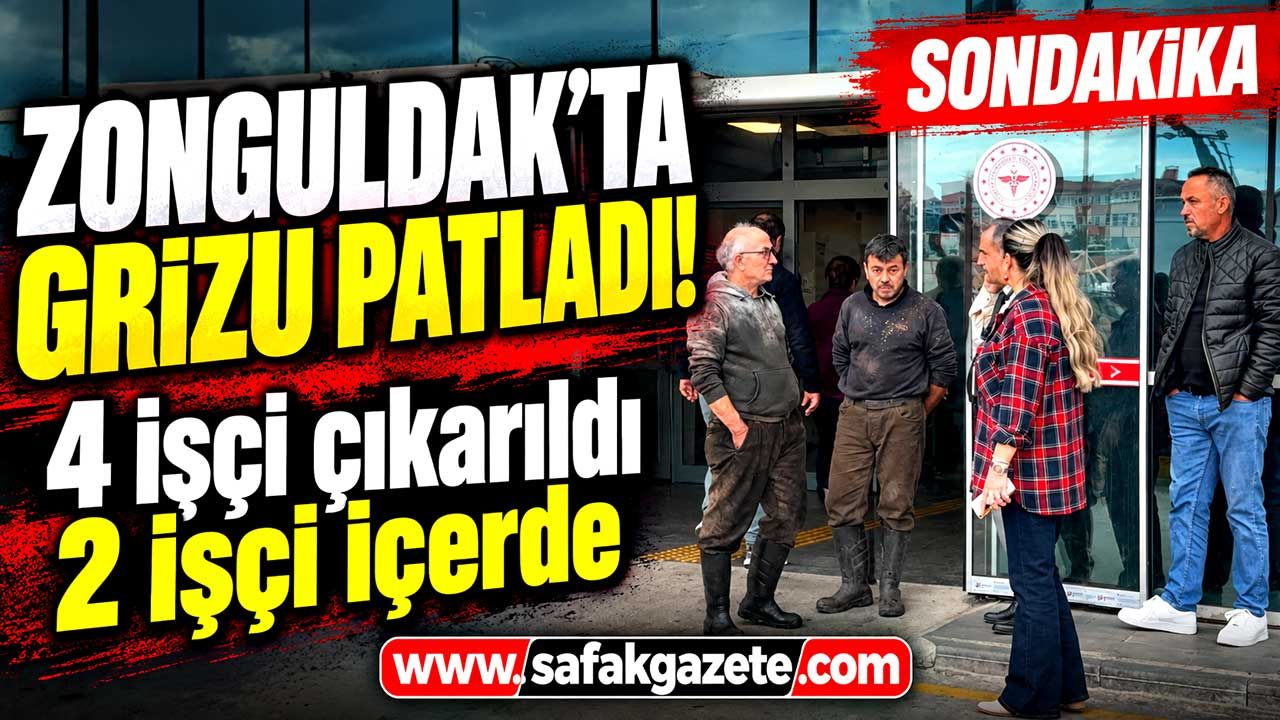 Zonguldak’ta maden ocağında grizu patlaması! 2 işçi mahsur kaldı