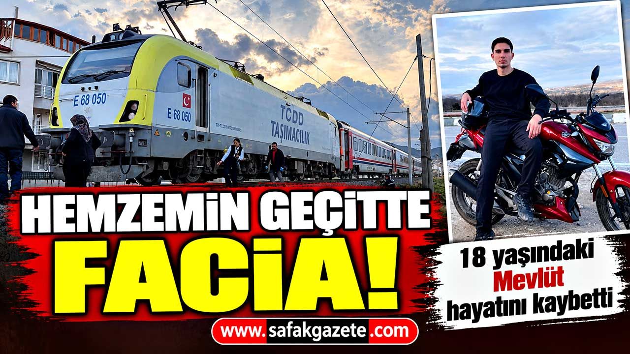 Trenin çarptığı 18 yaşındaki Mevlüt hayatını kaybetti