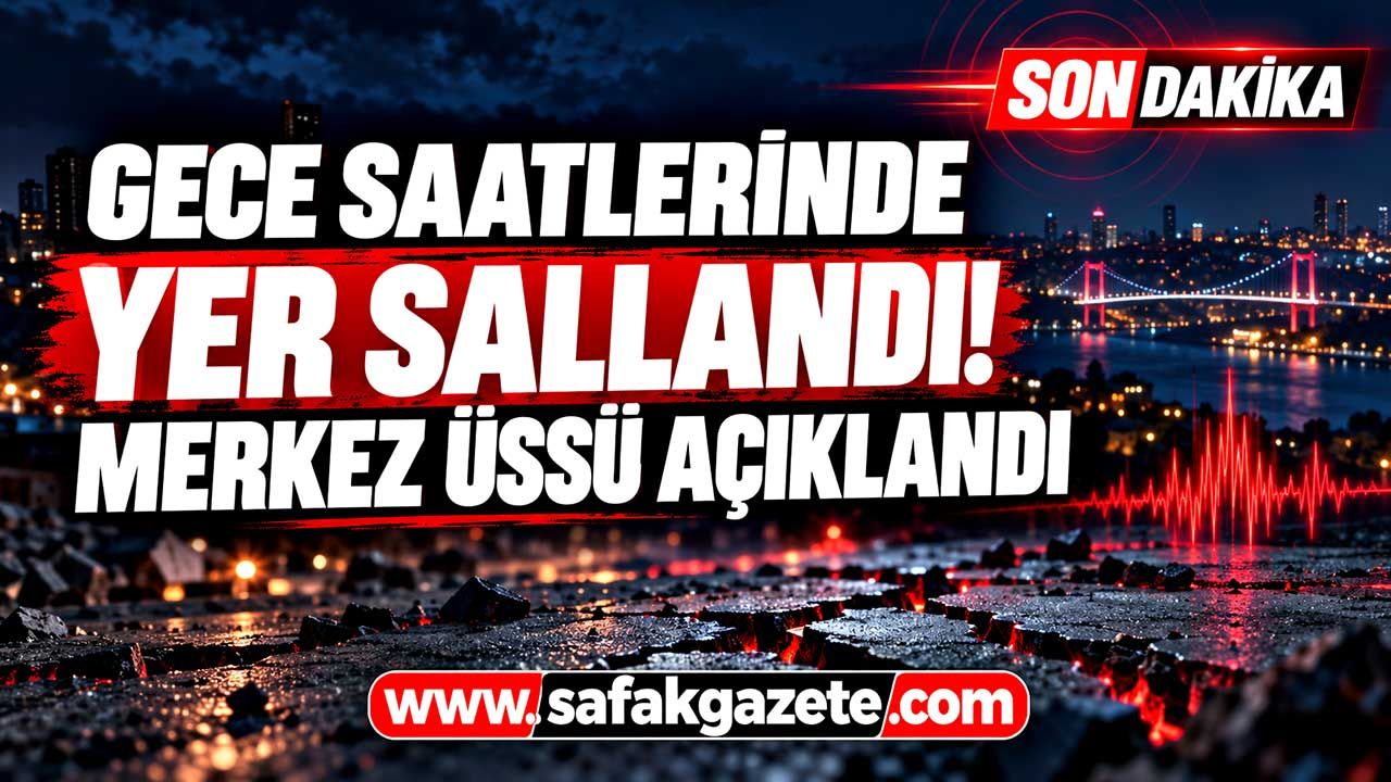 Muğla’da gece saatlerinde deprem! Büyüklüğü açıklandı