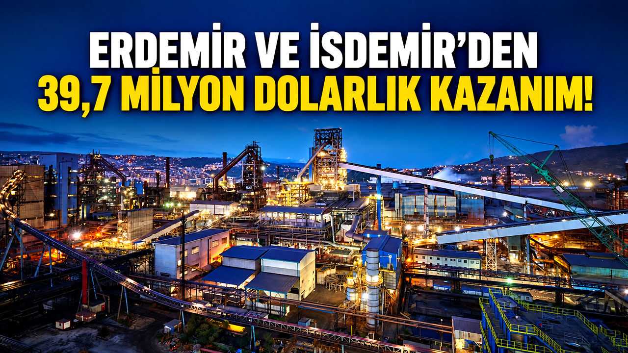 Erdemir ve İsdemir’den 39,7 milyon dolarlık kazanım!