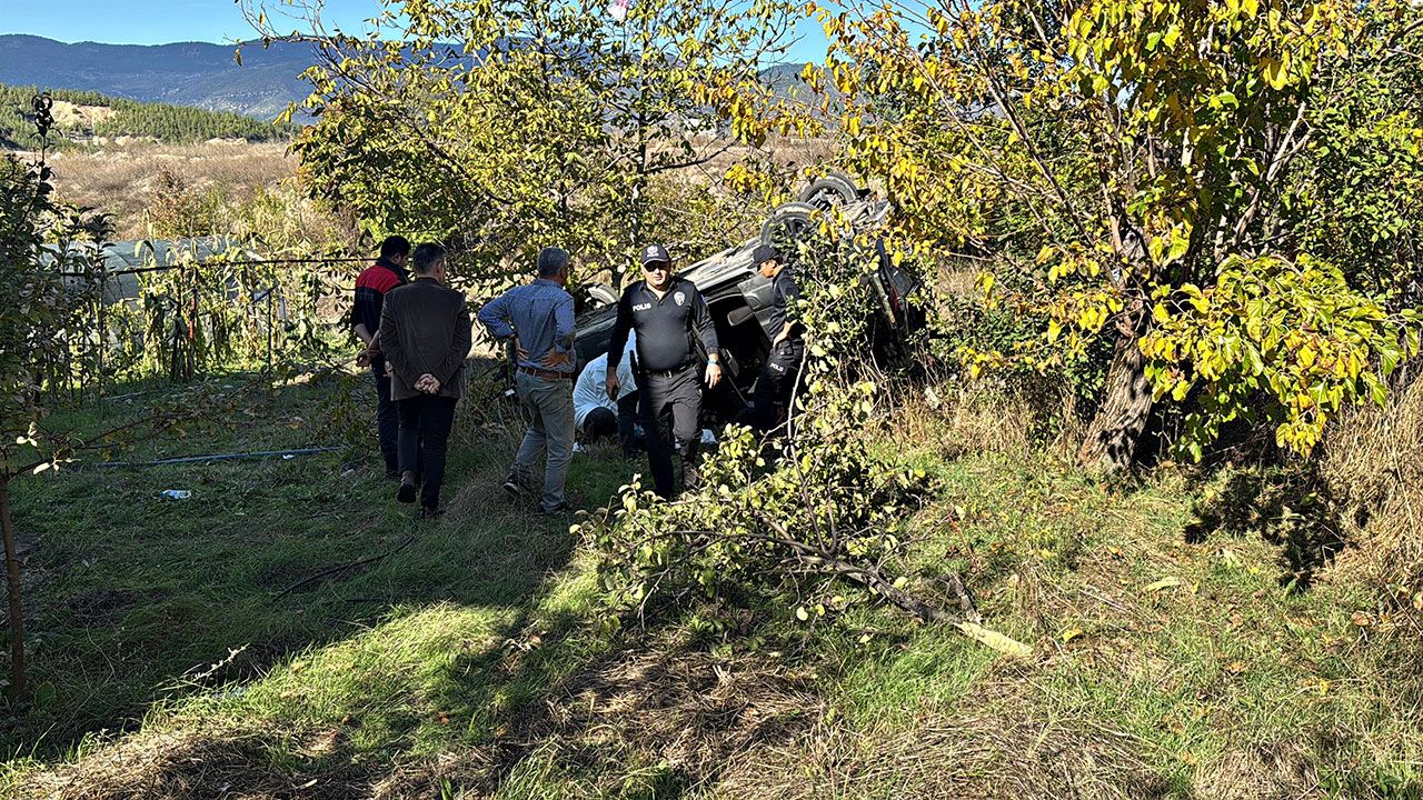Feci Kaza! 38,5 Metre Yuvarlandı 1 Ölü, 1 Yaralı (2)
