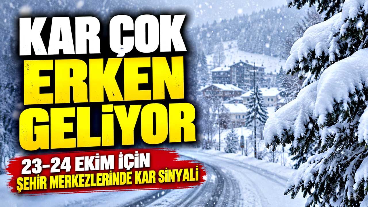Cuma günü kar sürprizi: Sıcaklık 1700 metrede 0’a inecek