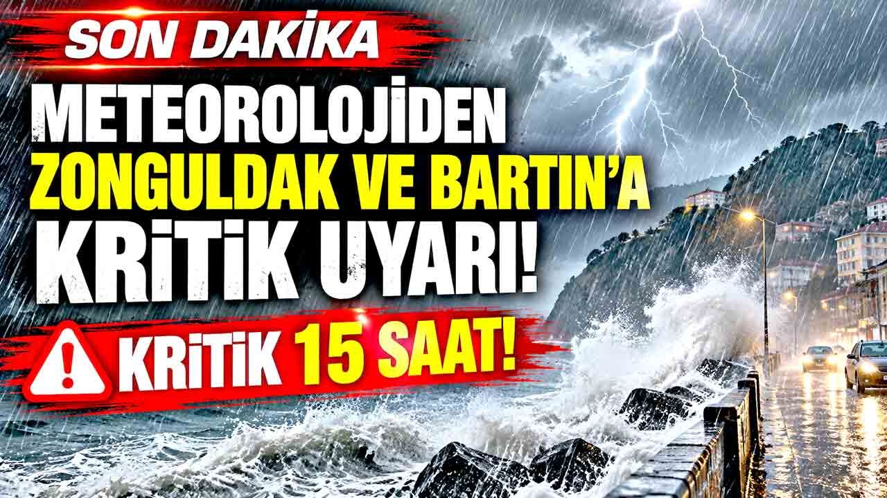 Zonguldak için kritik 15 saat! Sağanak, fırtına ve heyelan riski