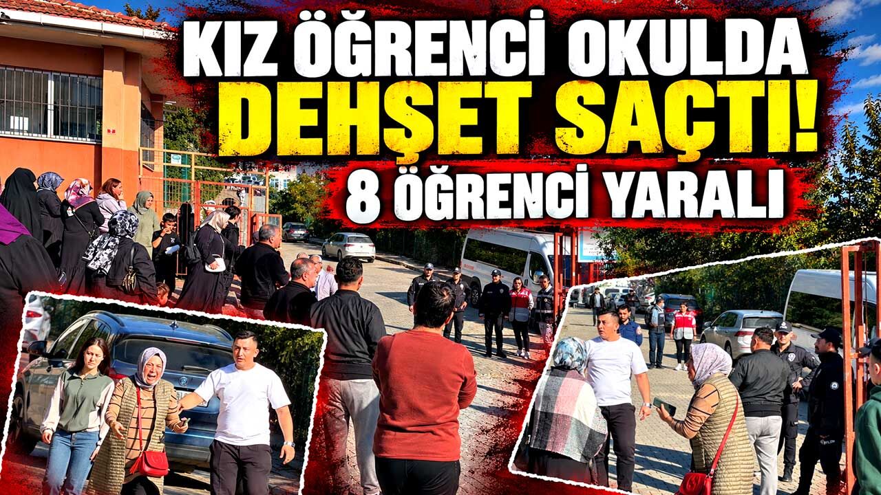 Ortaokulda bıçaklı saldırı: 8 öğrenci yaralandı