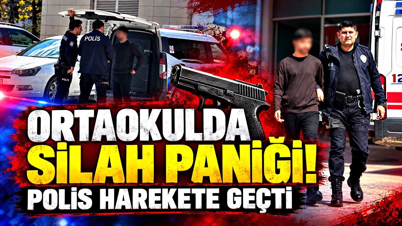Okula belinde tabancayla girdi! Gerçek sonradan ortaya çıktı