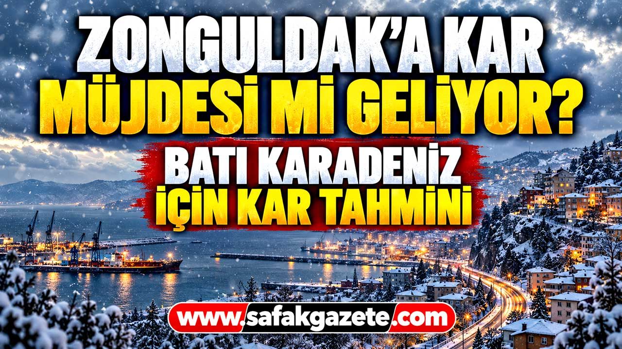 Zonguldak’a kar müjdesi mi geliyor? Batı Karadeniz için kar tahmini