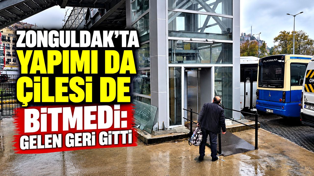 Zonguldak'ta yapımı da çilesi de bitmedi: Gelen geri gitti